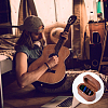 1Pc 4-Slot Oval Shaped Wood Storage Boxes with Magnetic Lid for Guitar Picks OBOX-DC0001-03A-5