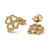Ion Plating(IP) 304 Stainless Steel Stud Earring Findings STAS-I206-65G-2