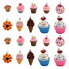 20Pcs 10 Styles Opaque Resin Pendants RESI-YW0004-07-1