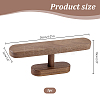Wood T Bar Bracelet Display Stands ODIS-WH0061-39-2