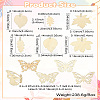 DIY Spring and Summer Theme Wood Pendants Decoration Making Kit DIY-CJ0002-62-8