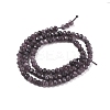 Dyed Natural Malaysia Jade Rondelle Beads Strands G-E316-2x4mm-49-2