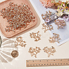 30Pcs Alloy Cabochons FIND-WR0012-56-4