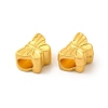 Rack Plating Alloy European Beads PALLOY-F287-39MG-3
