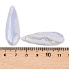 Natural Blue Lace Agate Pendants G-K381-15B-3
