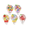 Transparent Resin Imitation Food Cabochons RE-CBA4416-03-1