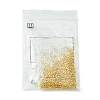 1200Pcs 2 Colors Brass Crimp Beads KK-FS0001-38-6