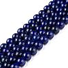Natural Lapis Lazuli Round Beads Strands G-I181-10-10mm-3