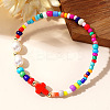 Glass Seed Beaded Stretch Bracelets LS-FX6594-4-1
