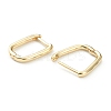 Brass Huggie Hoop Earrings EJEW-P189-01-3