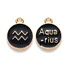 Alloy Enamel Pendants X-ENAM-S124-01B-08J-1