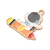 Alloy with Enamel Pendants AL-CBA9CD2-01B-2