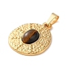 Natural Tiger Eye Pendants STAS-C120-11G-05-2