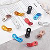 36Pcs 6 Colors Aluminum Alloy Guyline Cord Adjuster AJEW-FH0001-45-4