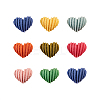40Pcs 8 Colors Resin Cabochons RESI-CJ0001-193-3