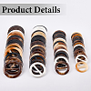 20Pcs Resin Tri-Glide Adjuster Buckles FIND-GF0008-12E-5