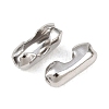Brass Ball Chain Connectors KK-G550-11P-2