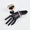 Resin Jewelry Bracelet Display Stands BDIS-WH0005-02-3
