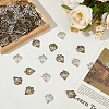 120Pcs 2 Colors Alloy Tibetan Pendants FIND-LP0001-40-3