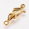 Tibetan Style Hook and Eye Clasps X-GLF1157Y-1