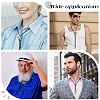 2Pcs 2 Styles Star Lariat Necklace for Men Women NJEW-GF0001-09-5