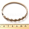Ion Plating(IP) 304 Stainless Steel Hinged Bangles for Women BJEW-A011-15RG-5