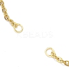 3Pcs 3 Colors Adjustable Stainless Steel Cable Chain Slider Bracelet Making AJEW-JB01230-3