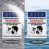 UV Protected & Waterproof Aluminum Warning Signs AJEW-GL0001-05C-09-5