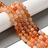 Dyed & Heated Natural Dragon Veins Agate Beads Strands X-G-P539-A01-15-2