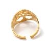 304 Stainless Steel Open Cuff Rings for Women LS-RJEW-G291-03G-3