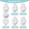 20 Pairs 5 Styles Natural Selenite Craft Doll Eye DIY-FH0009-64-2