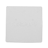 Paper Earring Display Cards CDIS-WH0006-04G-3