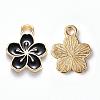Alloy Enamel Charms X-ENAM-S121-121A-1