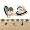 Natural Black Lip Shell Pendants KK-L211-010G-03-3