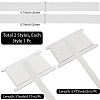 2 Styles Flat Non-slip Transparent Silicone Polyester Elastic Bands SRIB-GF0001-49B-2