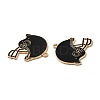 Alloy Enamel Pendants PALLOY-E028-04G-03-2