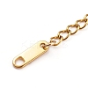 304 Stainless Steel Cable Chains Bracelets Making AJEW-JB00900-02-4