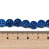 Electroplated Synthetic Non-magnetic Hematite Beads Strands G-K375-B02-04-4