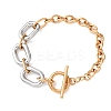 201 Stainless Steel Chain Bracelets BJEW-P378-01B-A-4