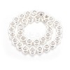 Electroplated Non-magnetic Synthetic Hematite Beads Strand G-P423-09S-1