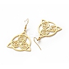 304 Stainless Steel Sailor's Knot Dangle Earrings for Women EJEW-P222-06G-2