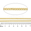 10M Ion Plating(IP) 304 Stainless Steel Curb Chains CHS-G035-03A-G-2