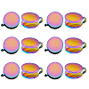 12Pcs 304 Stainless Steel Cuff Earrings EJEW-HS0001-28RC-1