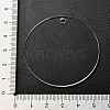 Transparent Acrylic Blank Pendants TACR-Z003-01H-5