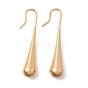 Brass Teardrop Dangle Earrings for Women EJEW-A154-01A-G-4
