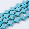 Synthetic Turquoise Beads Strands G-E456-15B-8x10m-1