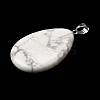 Natural Howlite Pendants G-F820-14P-23-2