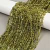 Natural Peridot Beads Strands X-G-P332-48-02-2