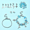 DIY Ocean Theme Alloy & Brass European Style Bracelet Making Kits DIY-FS0007-24-7