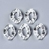 Transparent Spray Paint Acrylic Linking Rings TACR-Q276-001I-1